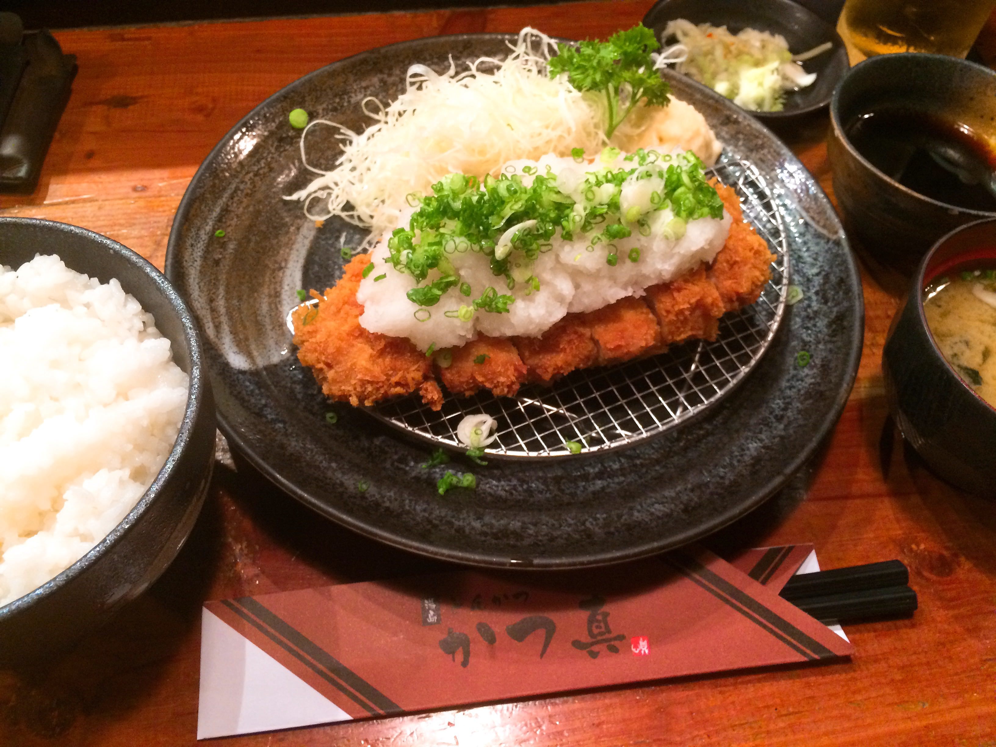 おろしポン酢かつ定食