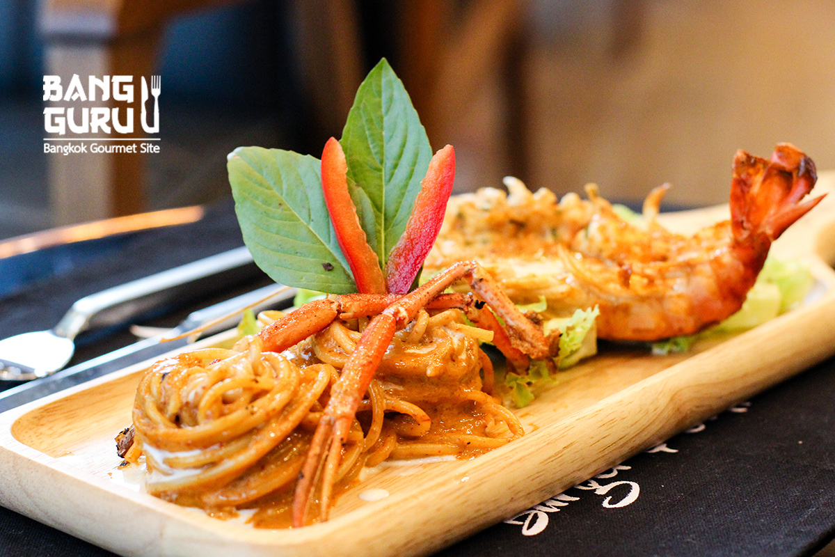 タイとイタリアンの融合!? 「エビとタイ・カレーのスパゲッティ」