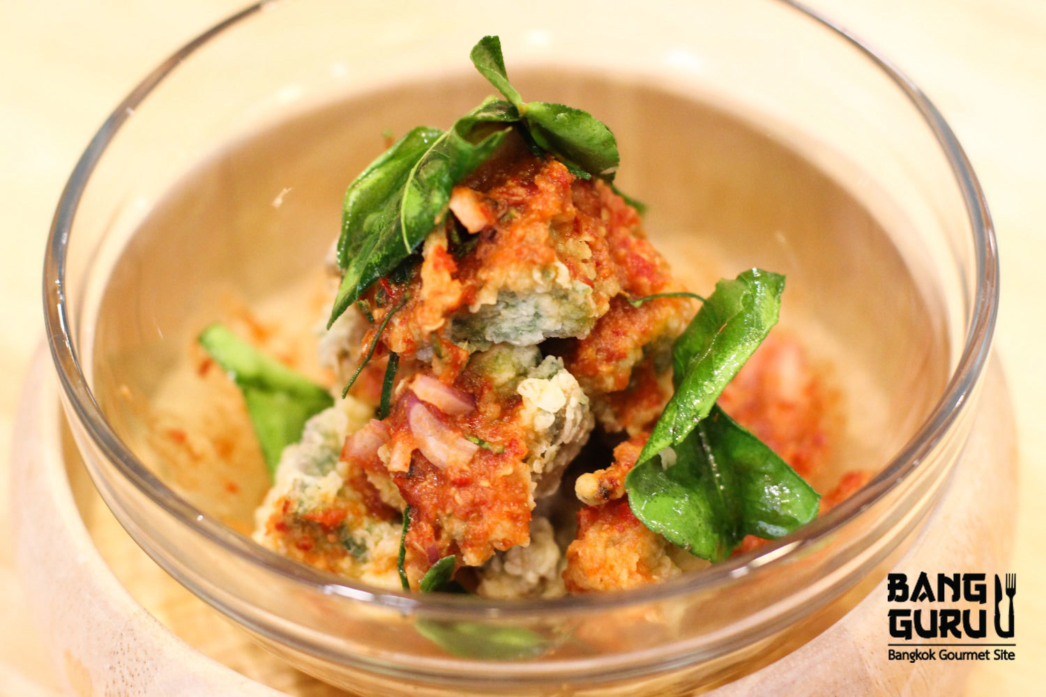 Crispy Climbing Wattle with Orange Sauce